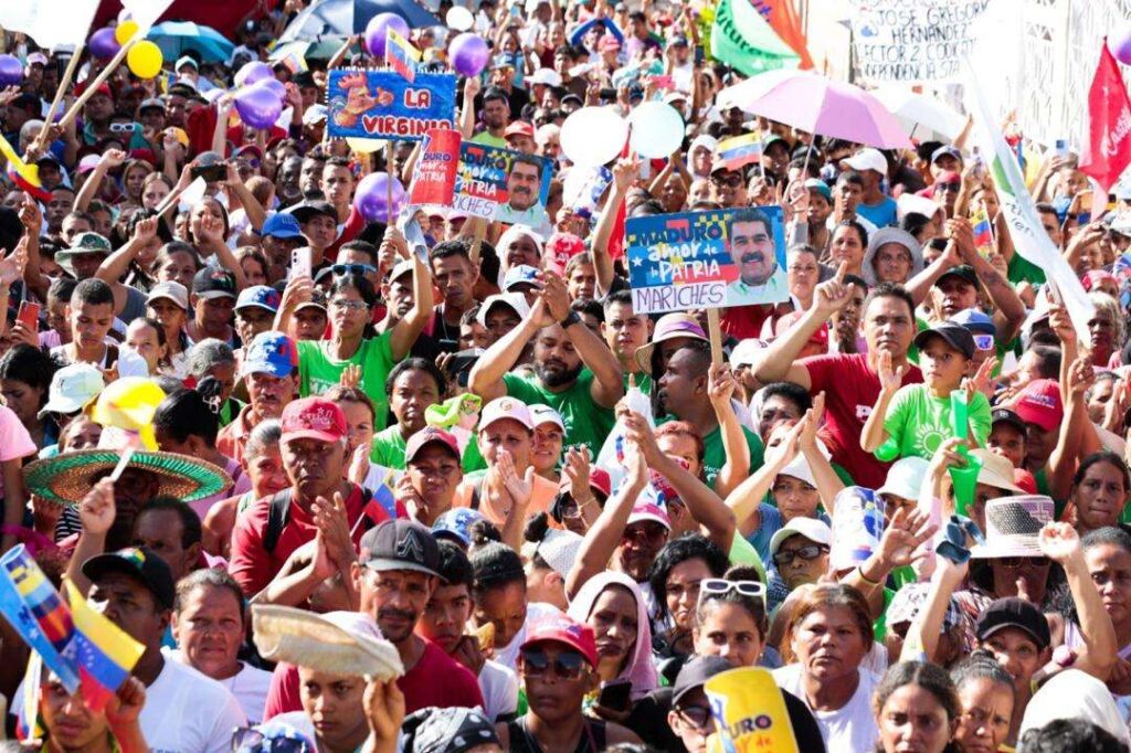 Valles del Tuy se desbordó con la llegada del presidente Maduro