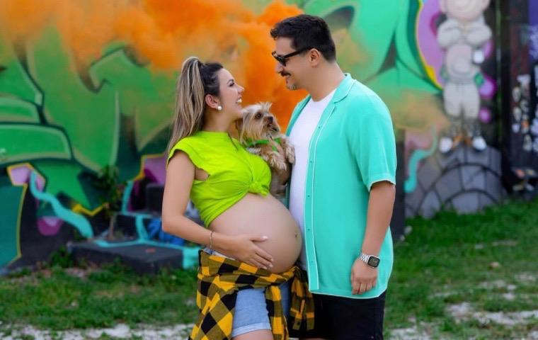 ¡Ya nació! Álex Goncalves y Karen Ferreira le dan la bienvenida a su primera hija