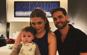 Yuridia,, Mario Aranda y su hijo- Foto Cortesía