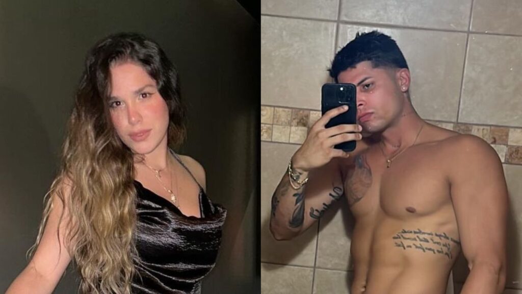Camila Rodríguez (expareja de Beéle) e Isander Pérez (exnovio de Isabella Ladera)- Foto Cortesía