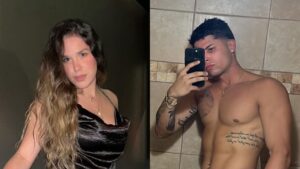 Camila Rodríguez (expareja de Beéle) e Isander Pérez (exnovio de Isabella Ladera)- Foto Cortesía