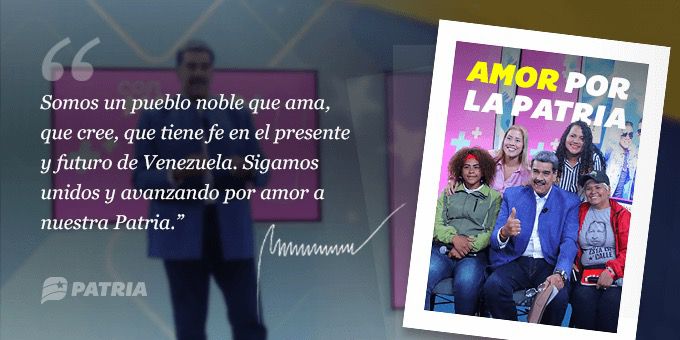 Pagan el bono "Amor por la Patria" a través de la plataforma Patria