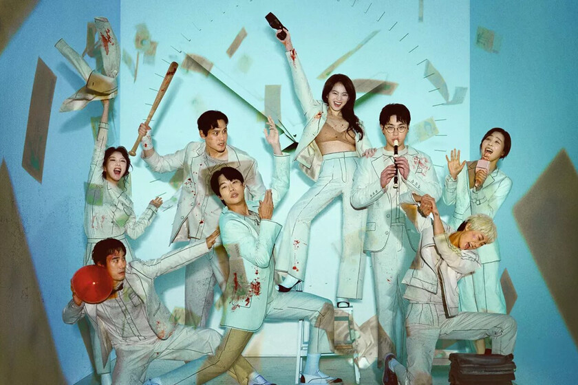 'The 8 Show (2024), crítica | Parece una mezcla de ‘El juego del calamar’ y ‘El hoyo’, pero esta serie coreana de Netflix que presenta un 'Gran Hermano' sádico logra ser un divertido y agónico pasatiempo estival