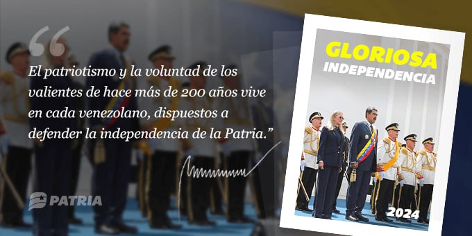 Pagan bono "Gloriosa Independencia" a través de Sistema Patria