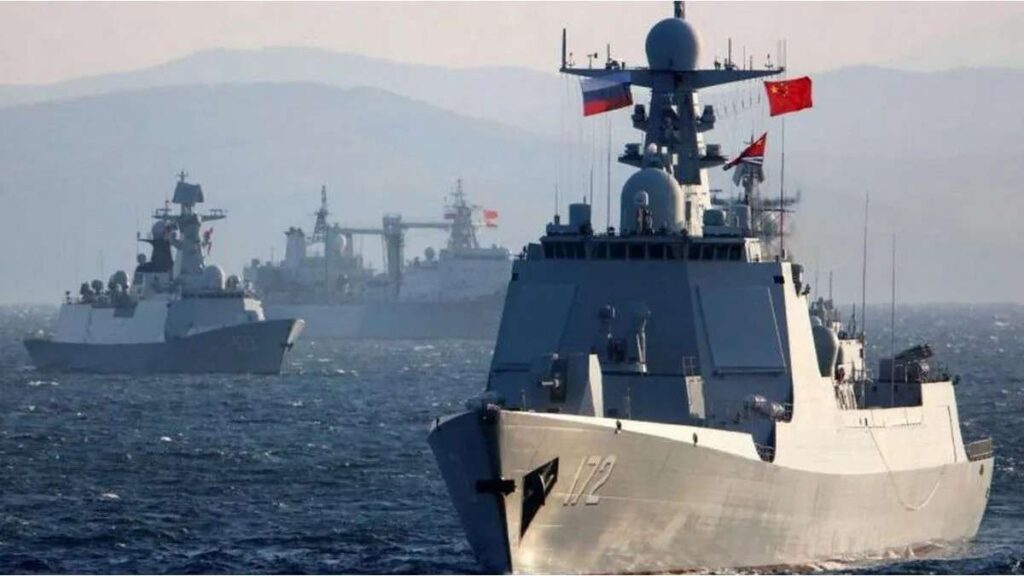 China y Rusia hacen ejercicios militares en el Mar Meridional de China