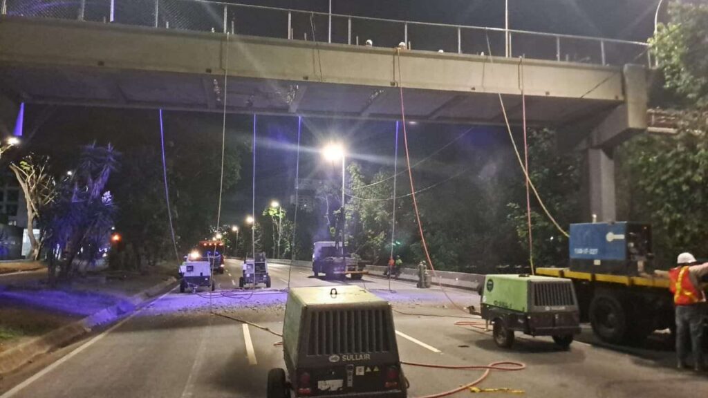 Cierran la Cacique Guaicaipuro por trabajos a la altura de San Agustín