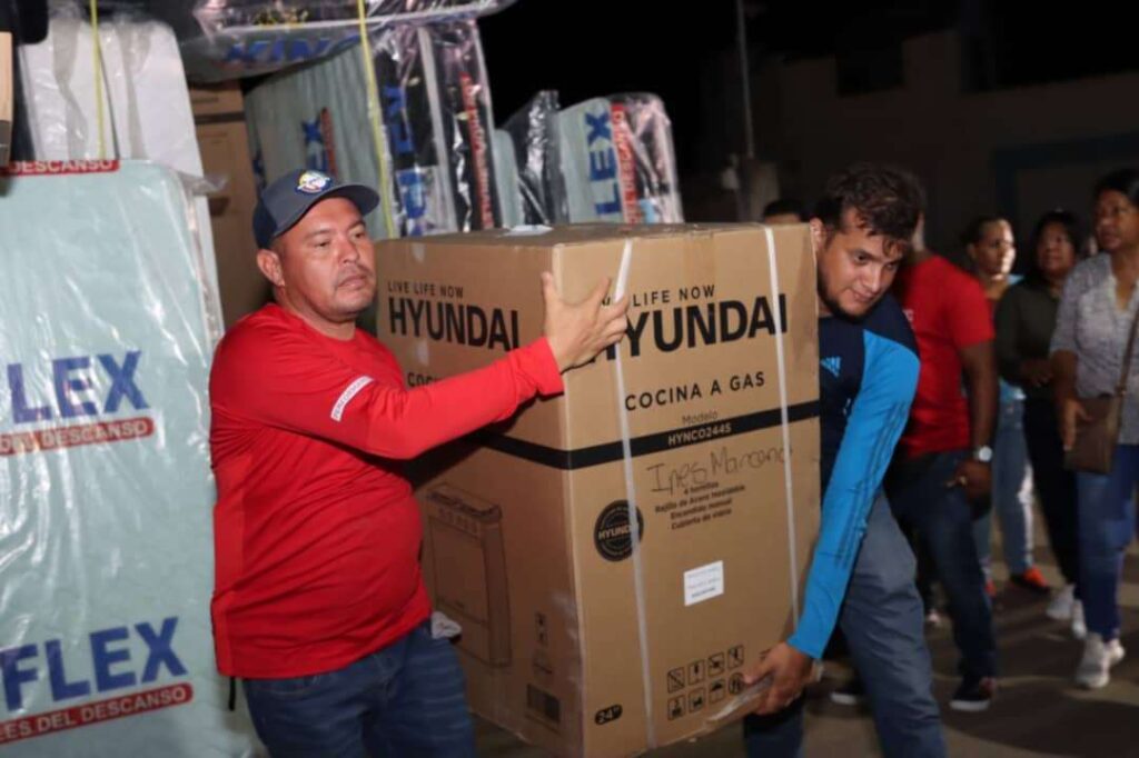 Continúan atendiendo a las familias afectadas por las lluvias en Monagas