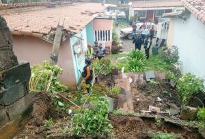 Cuatro viviendas afectadas por lluvias en Ocumare del Tuy 