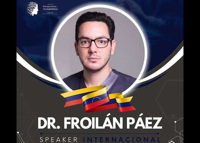 Dr. Froilán Páez será speaker en Curso Avances en Rinoplastia y Oculoplástica en Chile - FOTO