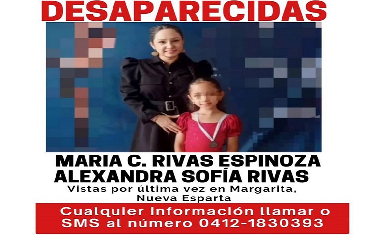 Interpol busca a madre e hija desaparecidas en Margarita
