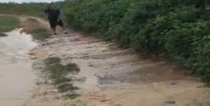 El río Catatumbo se desbordó en Los Guasimales estado Zulia