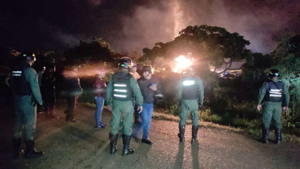Explotó tubería de gas en Anaco por presunto sabotaje