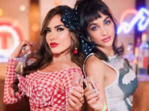 Gloria Trevi y María Becerra ahogan sus penas en "Borracha"