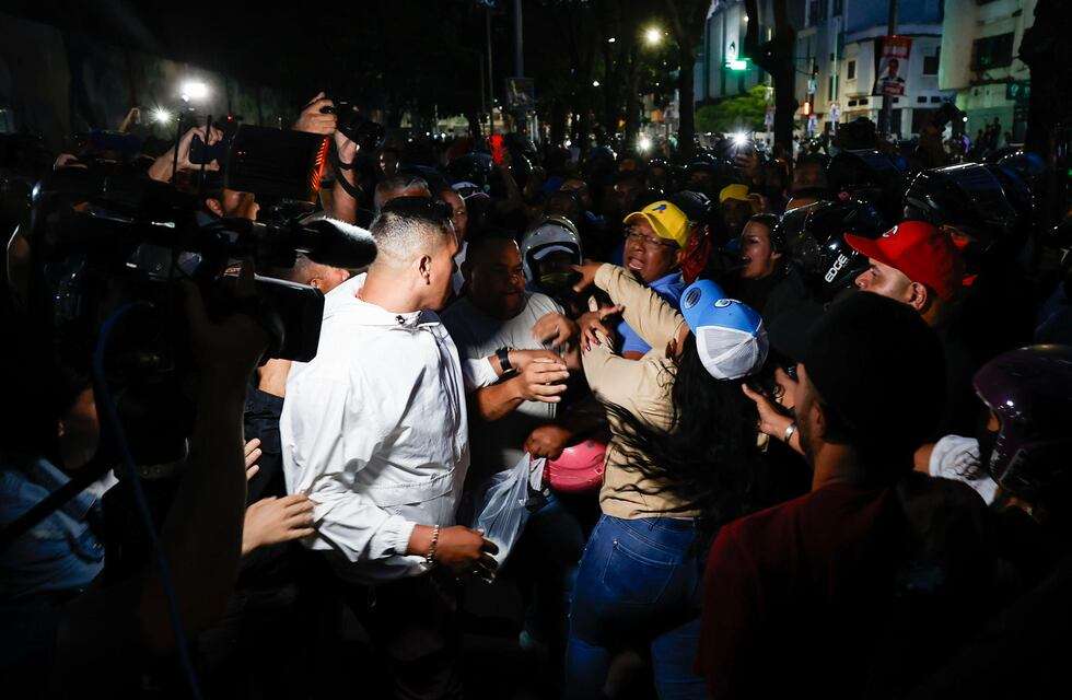 Hubo disturbios frente a la Embajada de Venezuela en Argentina