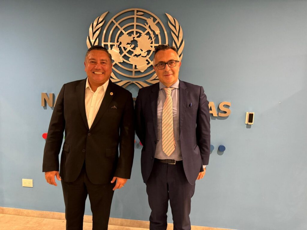 Bertucci se reunió con observadores electorales de la ONU en Venezuela