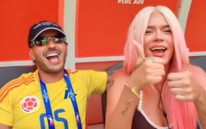 Feid y Karol G derrochan amor en la final de la Copa América 2024