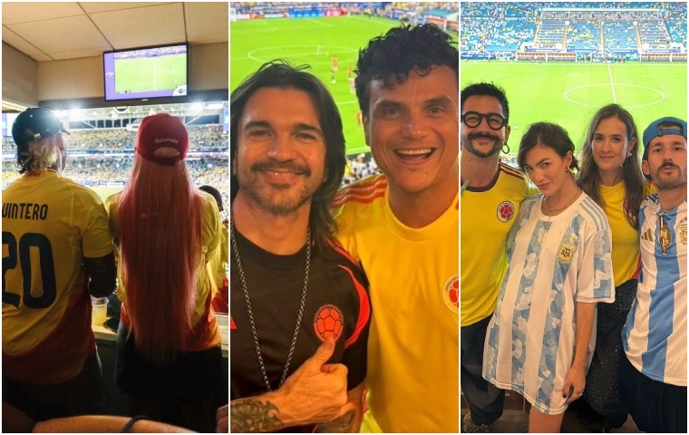 ¡Un encuentro de estrellas! Estos fueron los artistas que disfrutaron de la final de la Copa América 2024
