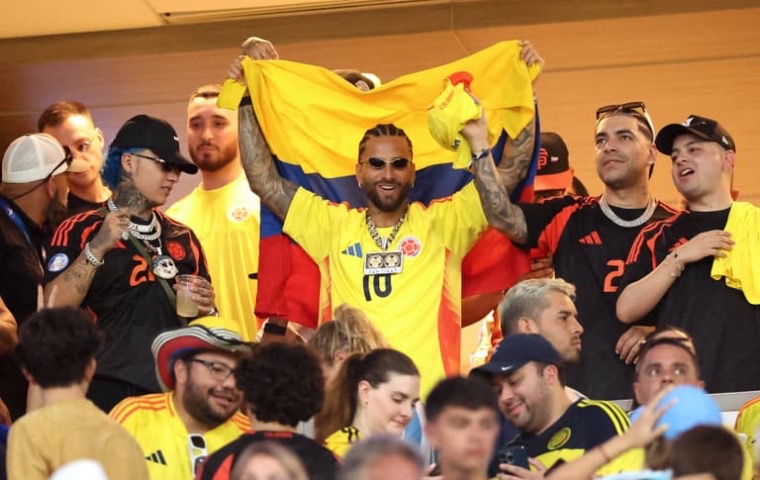 Maluma discute con aficionados argentinos tras la final de la Copa América 2024