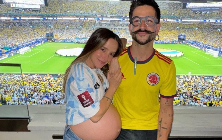 Evaluna Montaner sigue triunfando en la música a pesar de su enorme barriga de embarazo