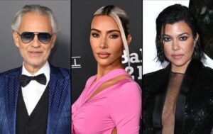 Kim y Khloé Kardashian protagonizan divertida parodia junto a Andrea Bocelli en Italia
