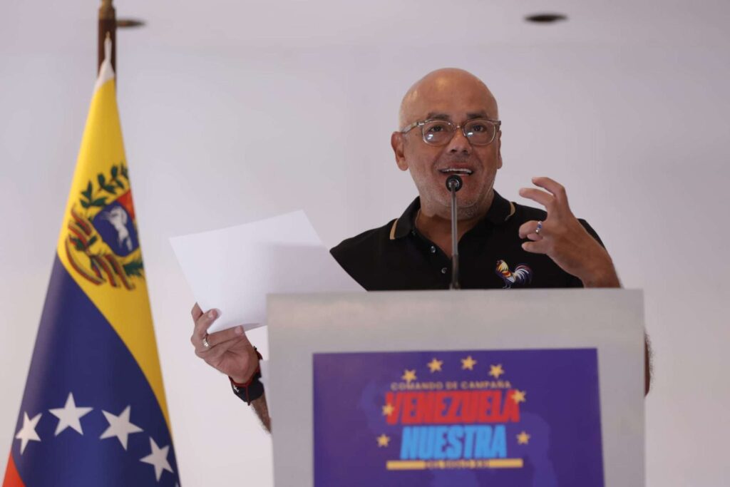 Jorge Rodríguez: Quieren ganar las elecciones con bots y no con votos