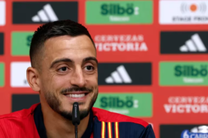 El delantero español Joselu enciende la llama en la previa al juego entre España y Alemania: “Esperamos retirar a Kroos”