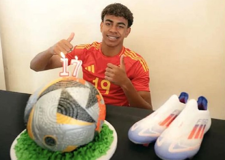 Lamine Yamal la estrella de la Selección Española en la Eurocopa celebra hoy sus 17 años