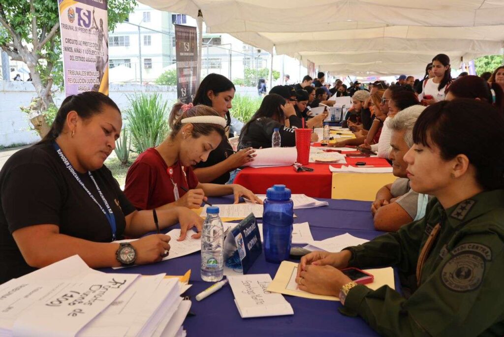 Tribunales Móviles atendieron a más de 5 mil personas en Aragua