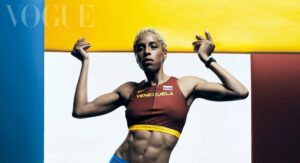 Yulimar Rojas posó para la revista Vogue México