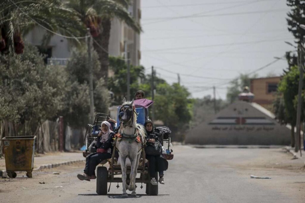 100.000 desplazados en dos días en Gaza