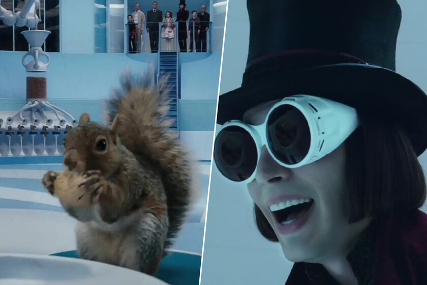 Aquella vez que Tim Burton mandó al diablo el CGI y en su lugar utilizó ardillas entrenadas para una de las míticas escenas de 'Charlie y la Fábrica de Chocolate'