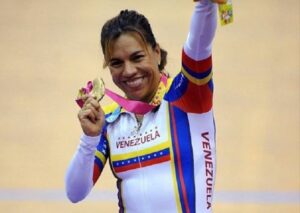 La ciclista venezolana cinco veces olímpica