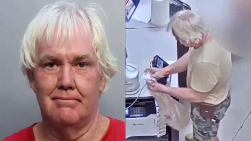 El inquietante video de un abusador sexual infantil acechando a una niña de 10 años en una ferretería