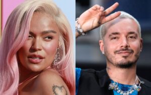 Karol G demostró su apoyo a "Rayo", el nuevo álbum de J Balvin