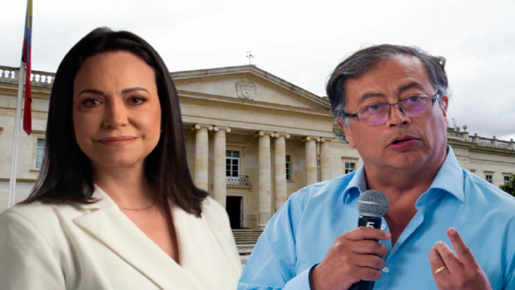 El toma y dame entre Petro y María Corina a causa de los resultados electorales