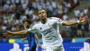 Así fue el tanto de Kylian Mbappé en su debut con el Real Madrid