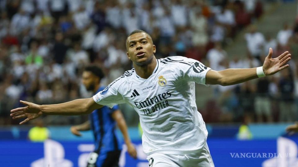 Así fue el tanto de Kylian Mbappé en su debut con el Real Madrid