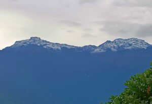 Los picos de Mérida se vistieron de blanco con una nueva nevada