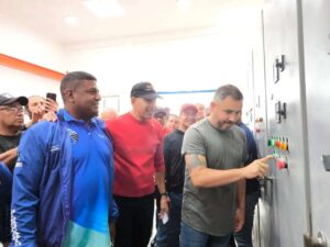 Reactivada estación de bombeo de aguas servidas en Puerto La Cruz