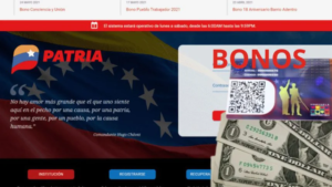 Los bonos que darán por el Sistema Patria del 12 al 17 de agosto