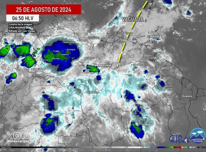 ¡Tome previsiones! Vaguada al noreste de Venezuela