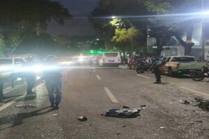 Accidente múltiple entre tres autobuses y una camioneta de transporte en la avenida Baralt