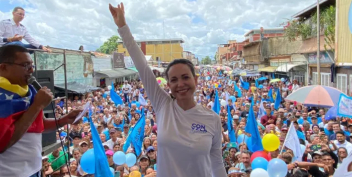 María Corina Machado agradeció el apoyo de la comunidad internacional