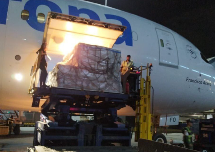 Arriban al país 25 mil unidades de insumos médicos de alto costo