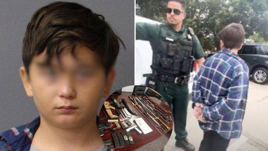 Detuvieron a niño de 11 años con armas y una lista de gente que planeaba asesinar
