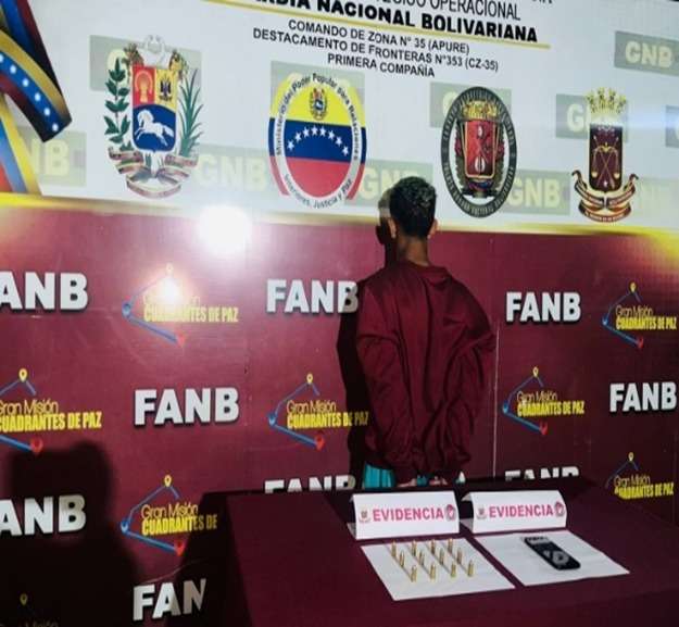 Detuvieron en Apure a un socio del Niño Guerrero