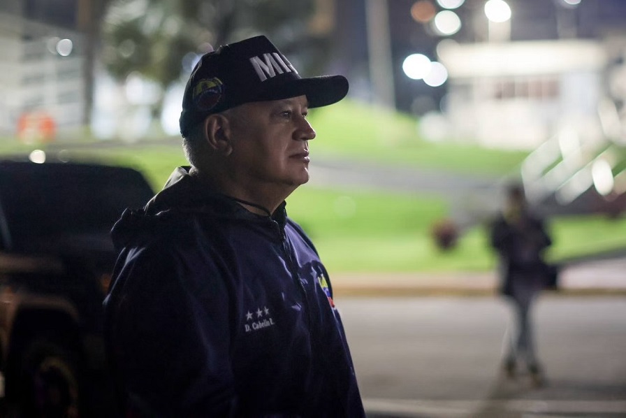 Diosdado Cabello se presentó en Baruta: Prohibido Piques y Carabanas