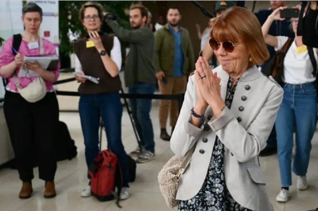 Gisèle Pelicot recibió, impasible, las disculpas de uno de sus agresores