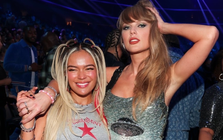 ¡Inolvidable! Taylor Swift se deja llevar por el ritmo latino y bailó junto a Karol G en los MTV Video Music Awards