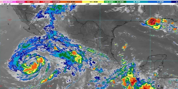 Onda tropical afectará al menos a nueve estados del país